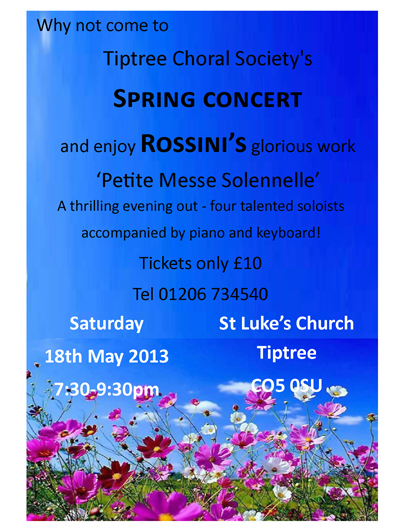 Spring 2013 Concert Spring 2013 Concert