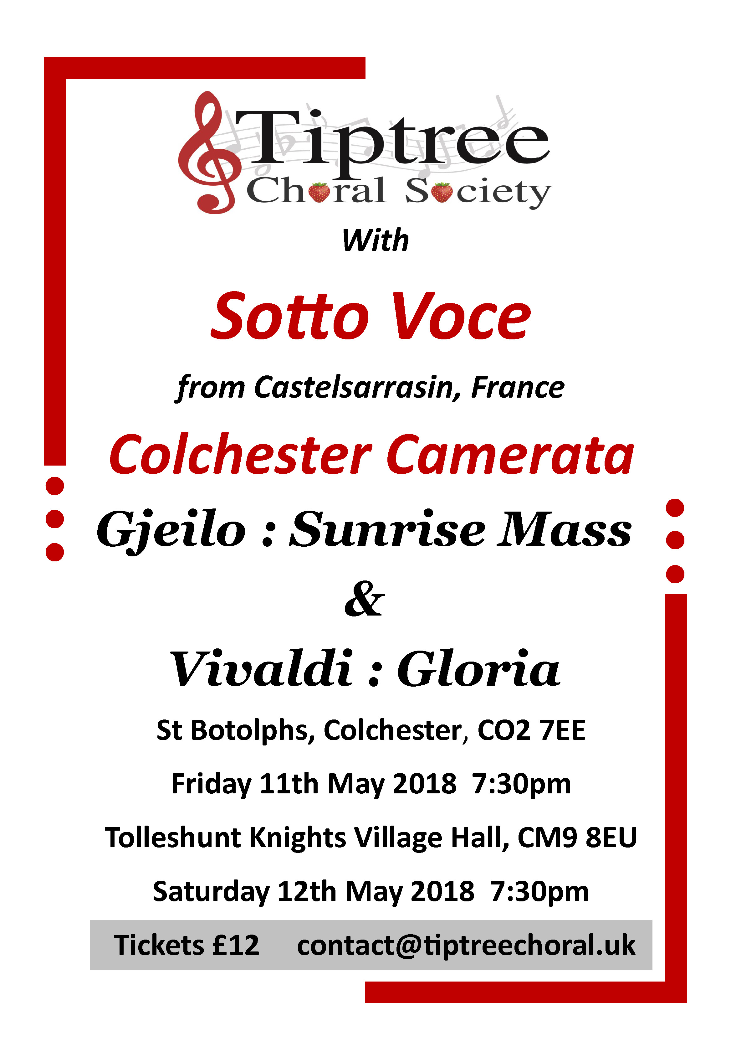 Image of Sotto Voce concert Image of Sotto Voce concert