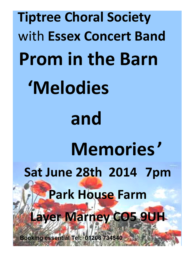 Prom in the Barn 2014 poster